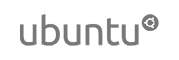 logo ubunto cinza