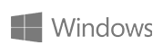 Logo Windows Cinza